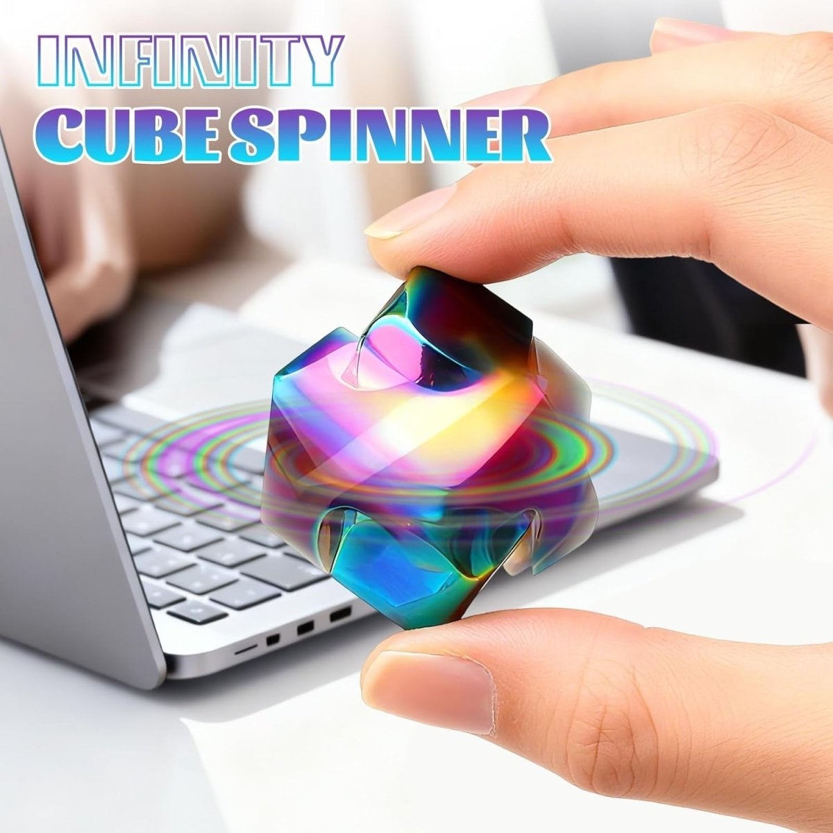5pcs Fidget Spinner Chain Cube Set Stress Relief ADHD Focus Toys - Kwikley