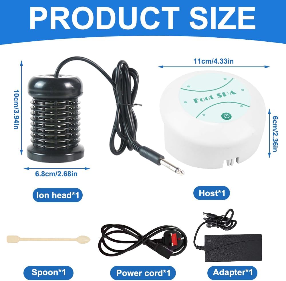 Ionic Foot Spa Detox Bath Machine Ion Therapy Foot Soak Relaxation