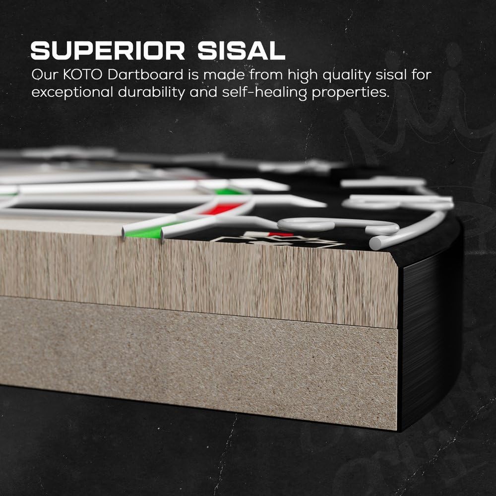 Bristle Dart Board Sisal Ultra Thin Wire Staple Free Tournament