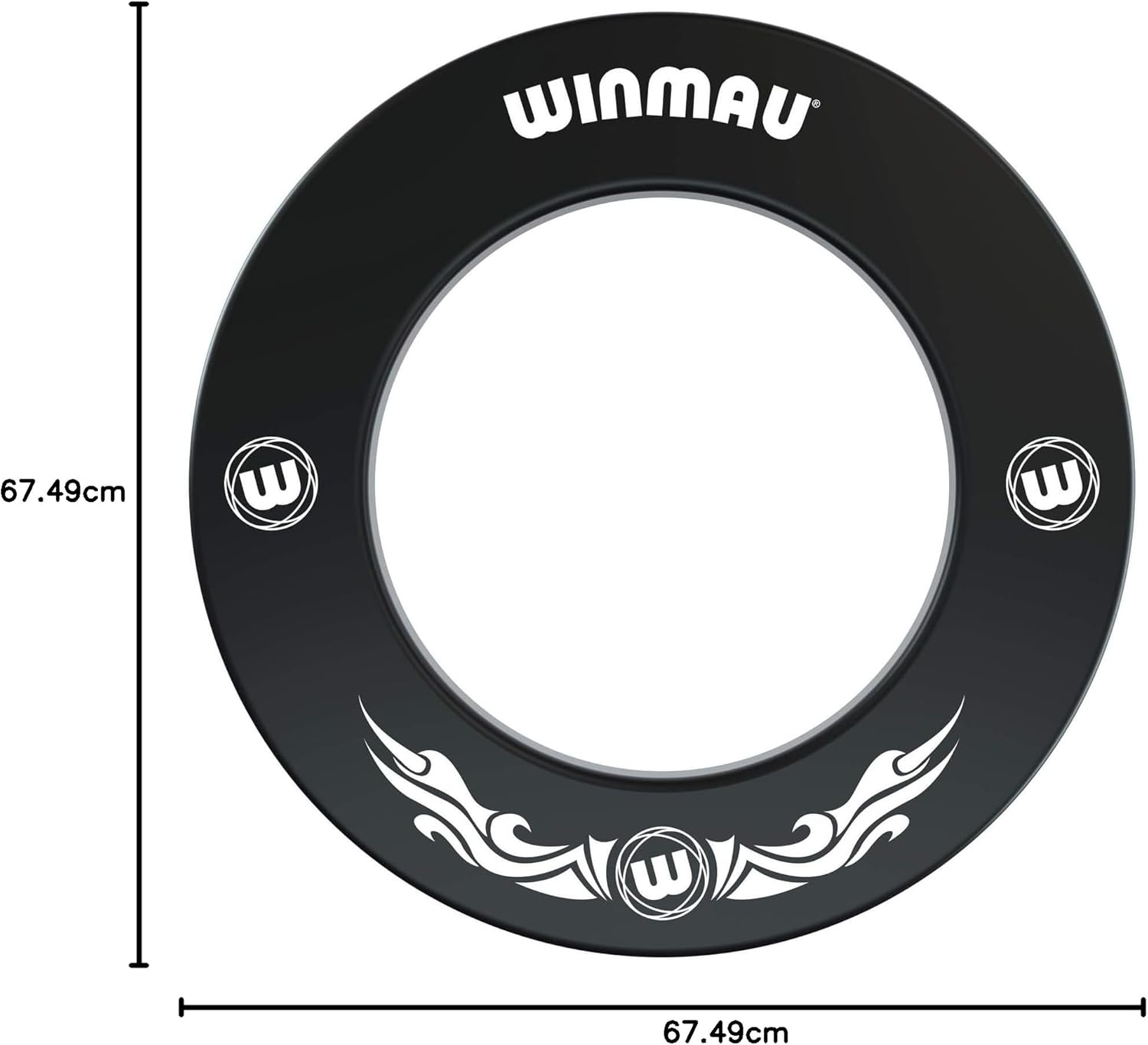 Dartboard Surround Ring 68cm Foam Wall Protector Universal Fit