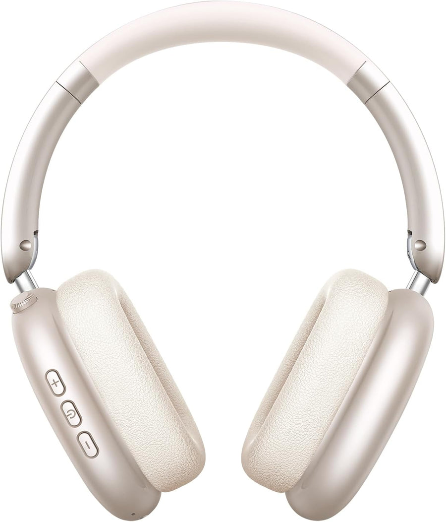 Wireless Noise Cancelling Over Ear Headphones 48Hr Battery White