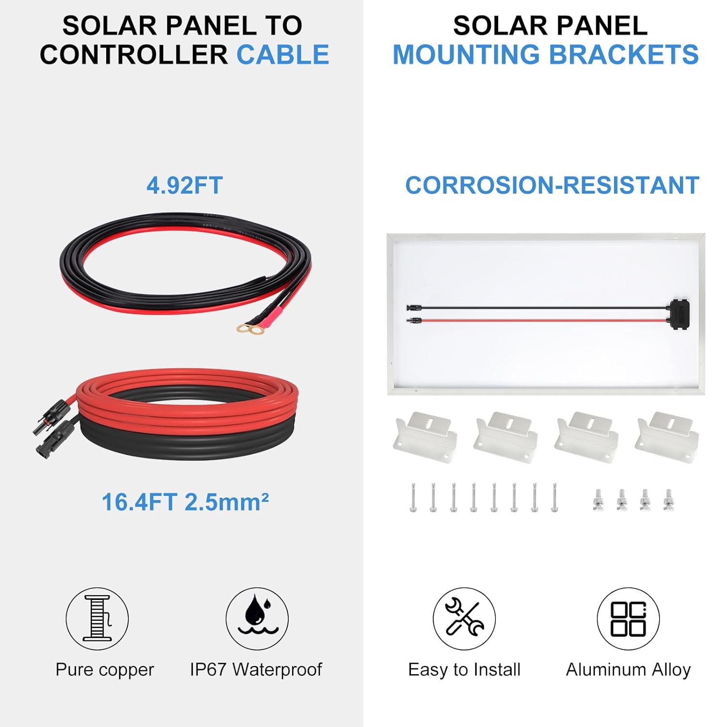 120W Solar Panel Kit Bluetooth 12V RV Boat Charger