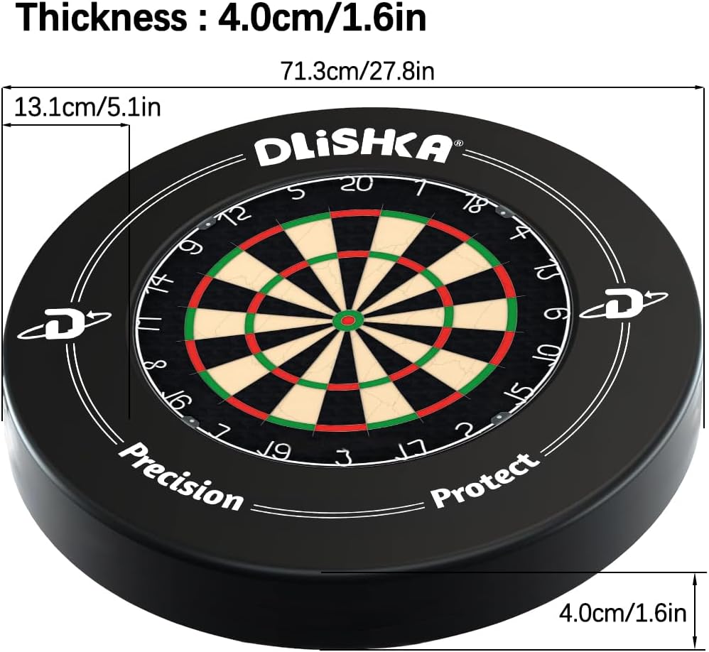 Dartboard Surround EVA Wall Protector Ring Easy Assembly