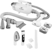 Dog Vacuum Dryer Grooming Kit Quiet Safe 2 Heat Settings