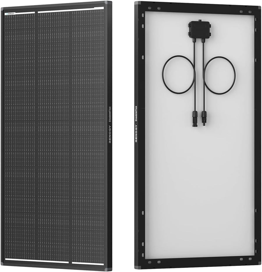 120W ShadowFlux Solar Panel 12V Anti Shading RV Marine