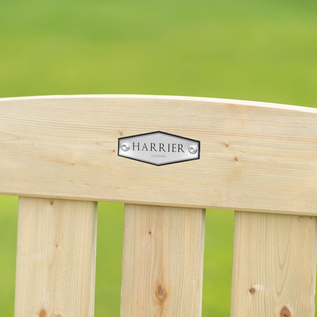 3 Seater Wooden Garden Bench Outdoor Patio Seat