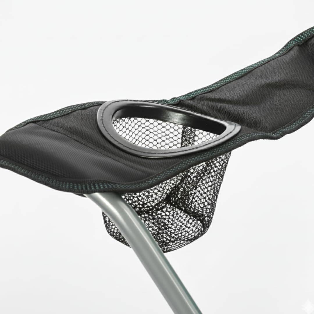 6 Pack Black Folding Camping Chairs with Cup Holder