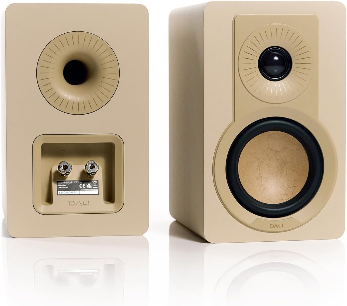 HiFi Bookshelf Speakers Pair 2 Way Passive 4.5 Inch Woofer