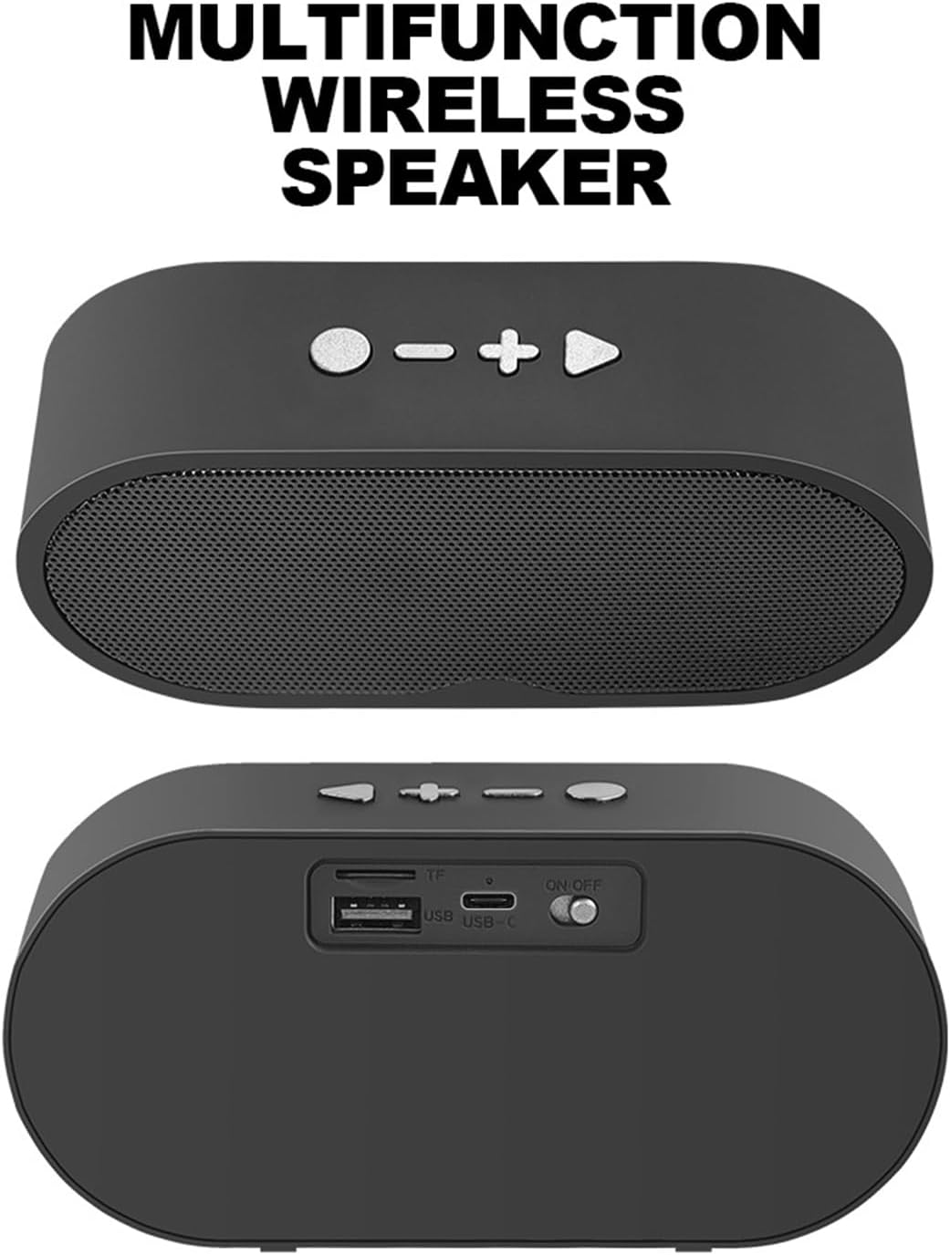 Mini Portable Bluetooth Speaker 5.3 Stereo Bass 15H TF USB