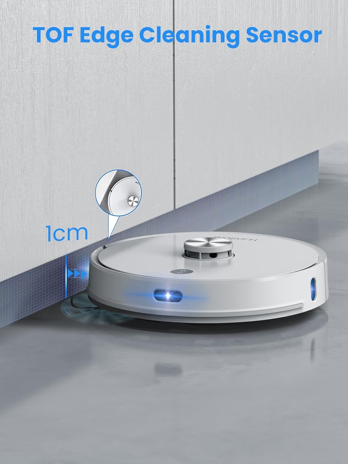 Robot Vacuum Mop Self Empty 4000Pa LiDAR Smart Mapping 250min WiFi