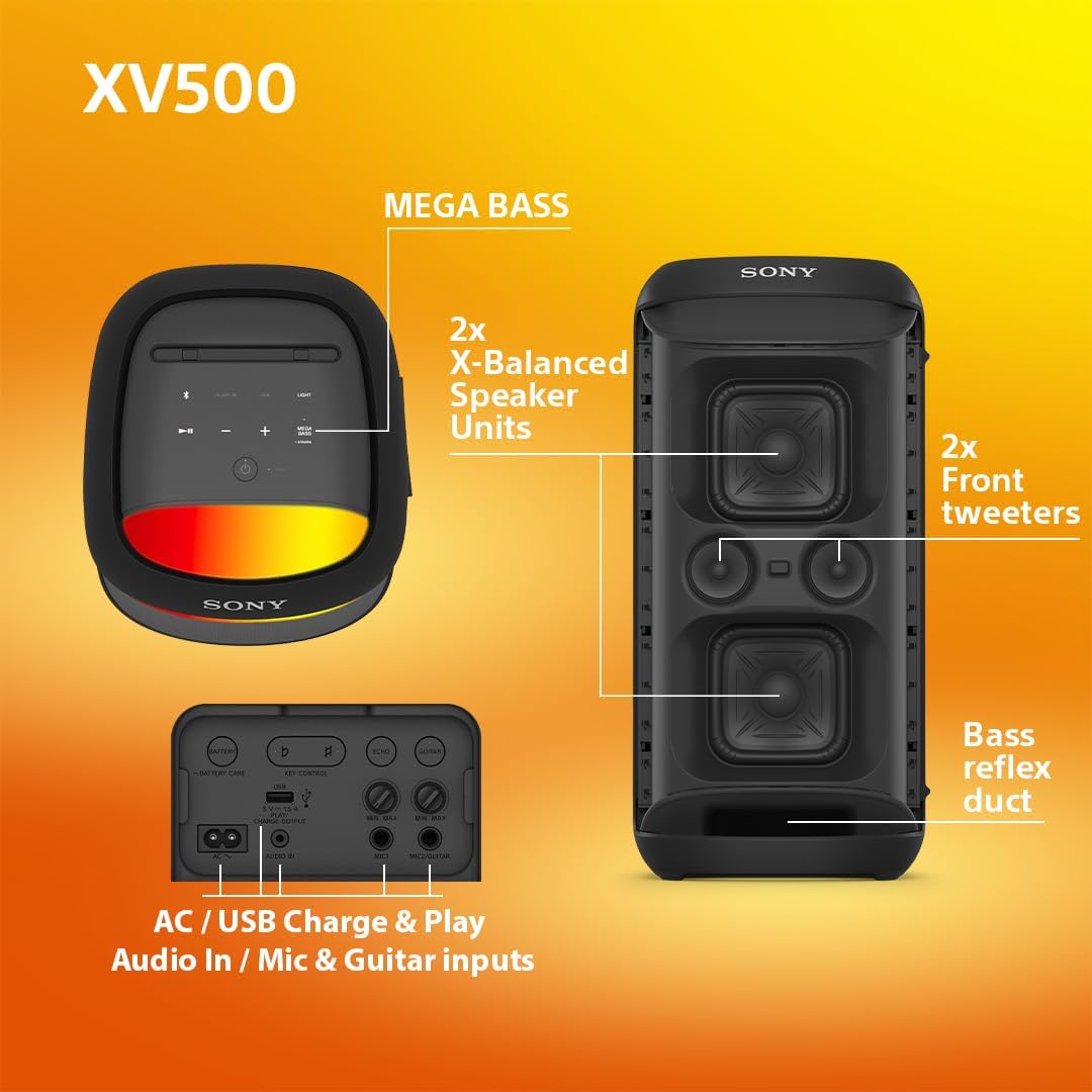 180W Bluetooth Party Speaker MEGA Bass 25H Play LED Karaoke