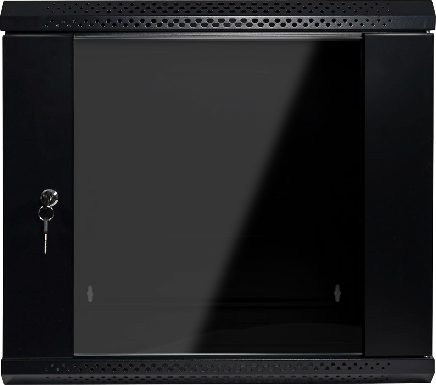 9U Wall Mount Network Cabinet 19 Inch Glass Door 400mm