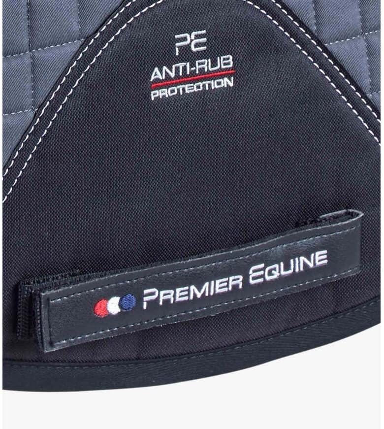 GP Jump Numnah Saddle Pad with Synthetic Sheepskin Trim