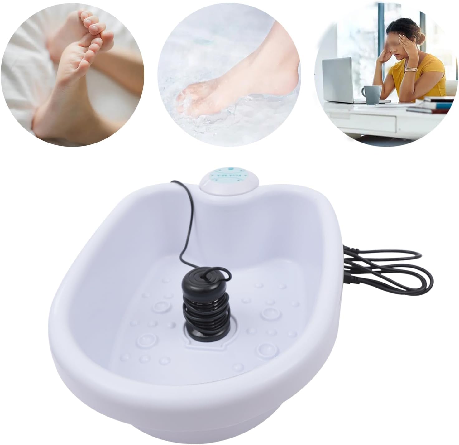 Ionic Foot Detox Bath Machine Portable Ion Foot Spa Relax Timer