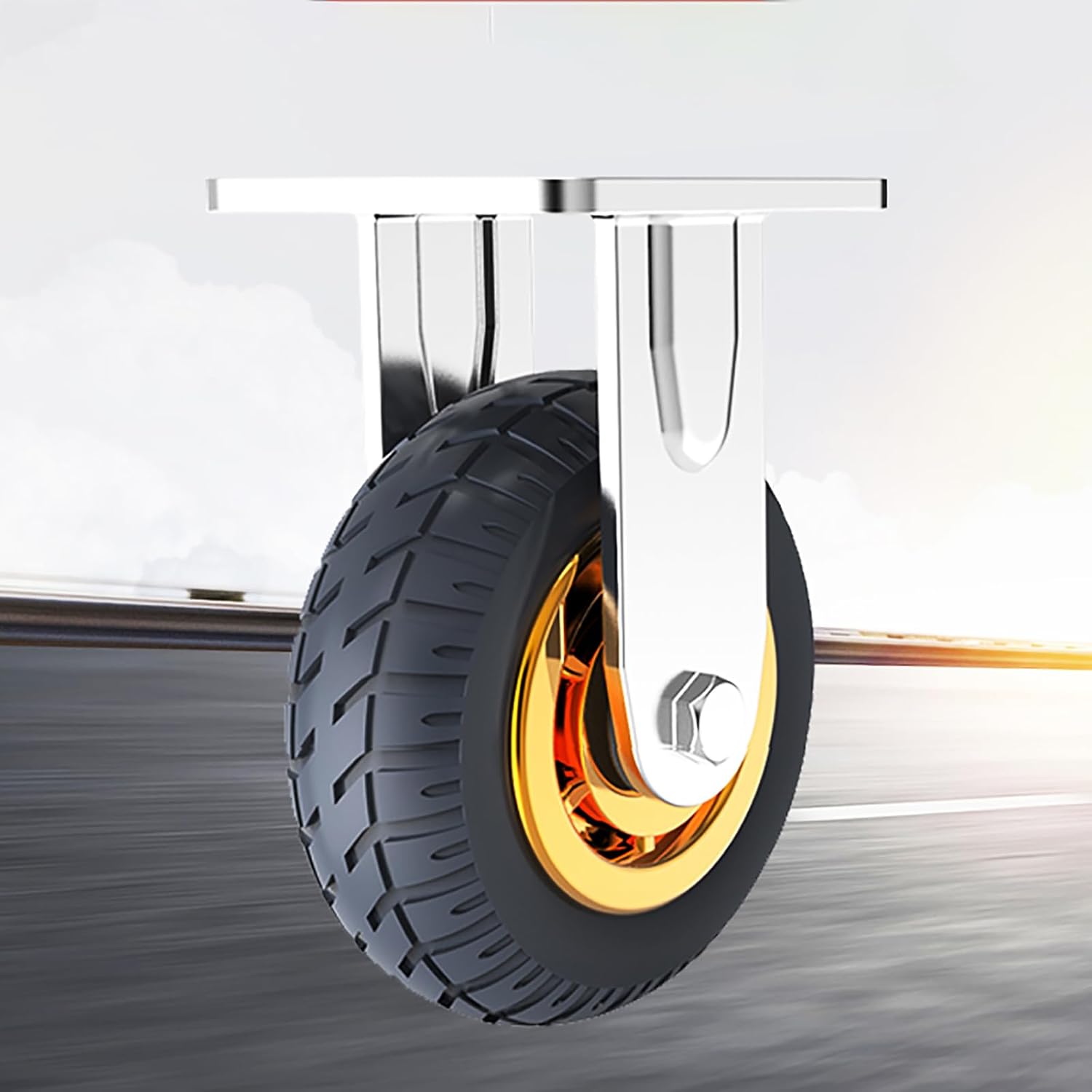 Heavy Duty Flatbed Trolley 300KG Steel Dolly Cart