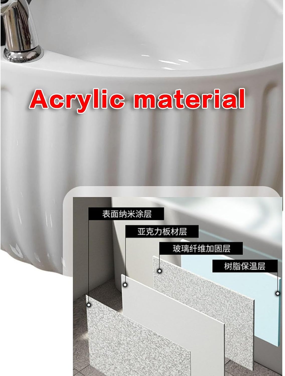 Heated Foot Spa Bath Massage Pedicure Basin LED Light Salon