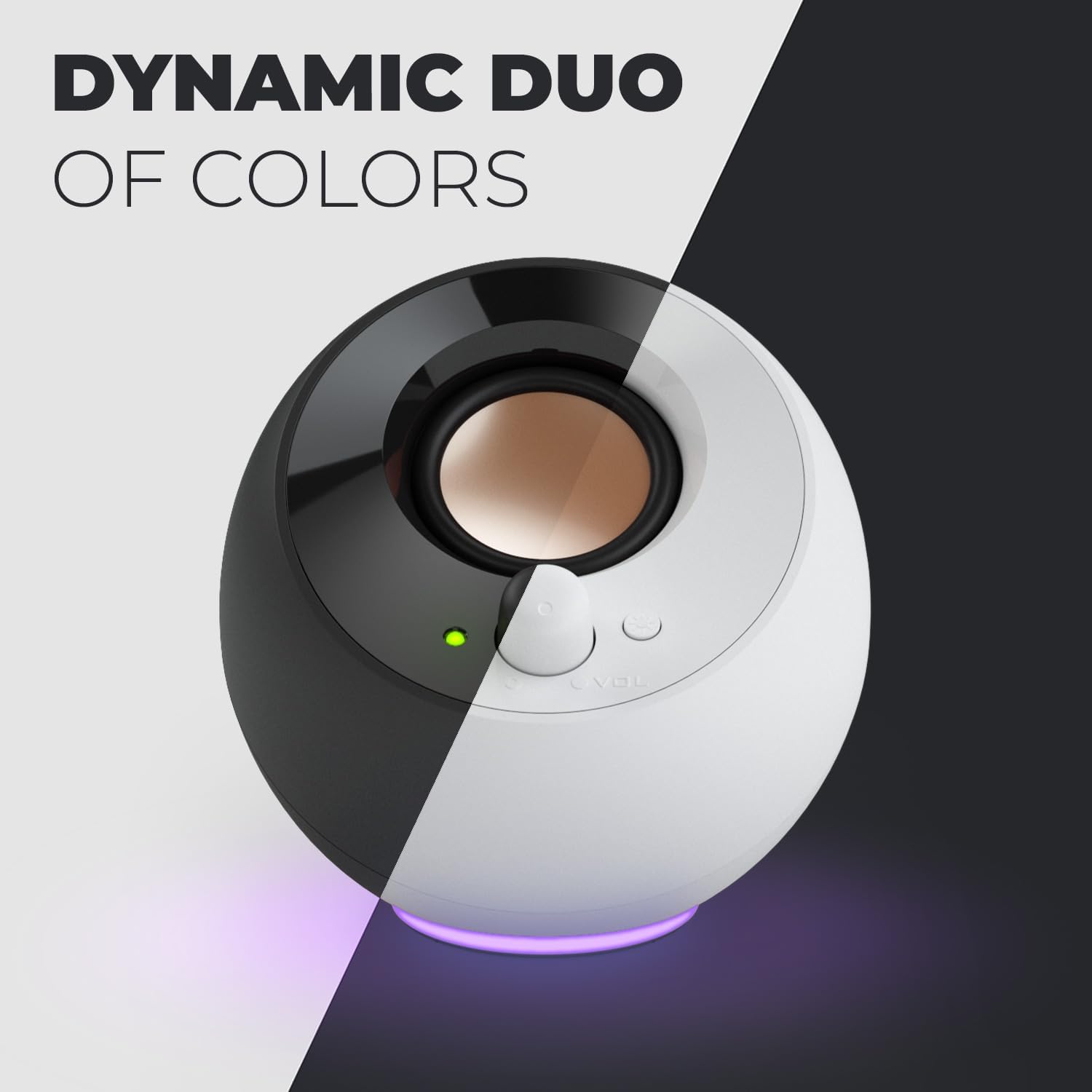 PC Speakers USB C RGB Desktop Stereo AUX Compact
