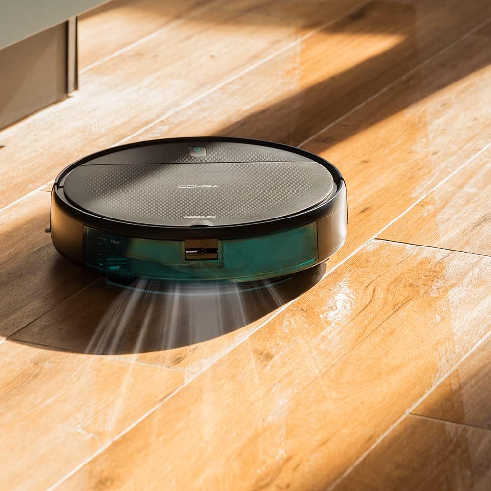 Robot Vacuum Mop 2000Pa Gyro Navigation App Control 120min