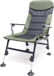 Premium Reclining Fishing Camping Chair Heavy Duty