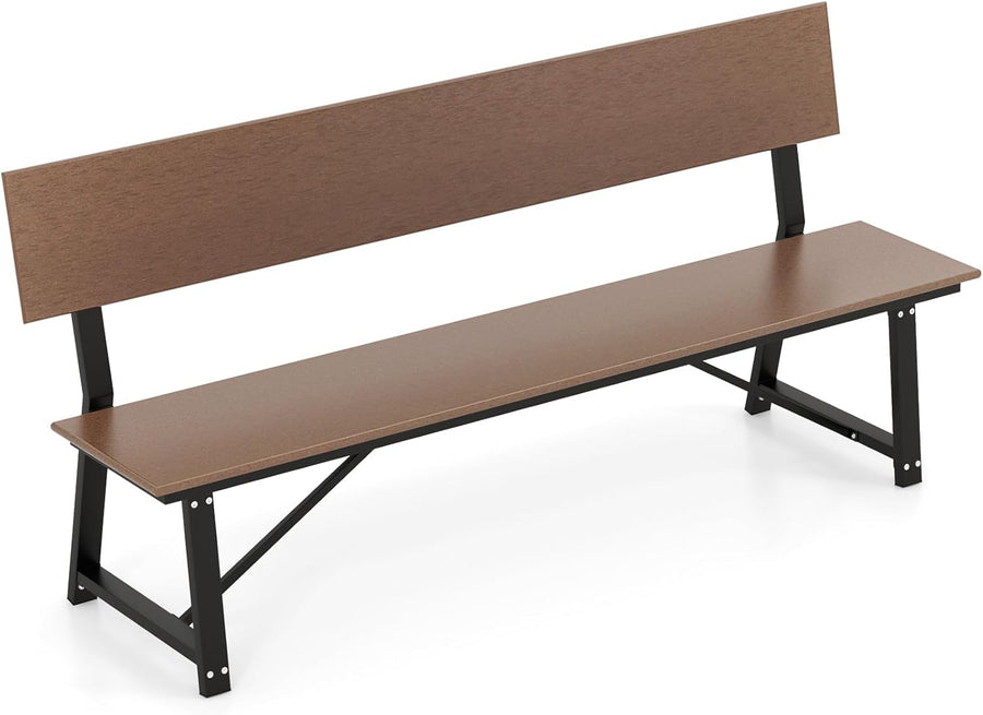 Extra Long 4 Seater Garden Bench HDPE Outdoor Patio Seat