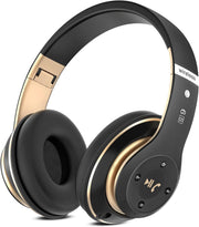 Bluetooth Over Ear Headphones 65H Playtime Foldable Wireless Mic 6 EQ