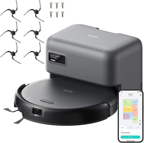 Robot Vacuum Self Empty 4000Pa LiDAR Mapping Ultra Slim Auto Clean