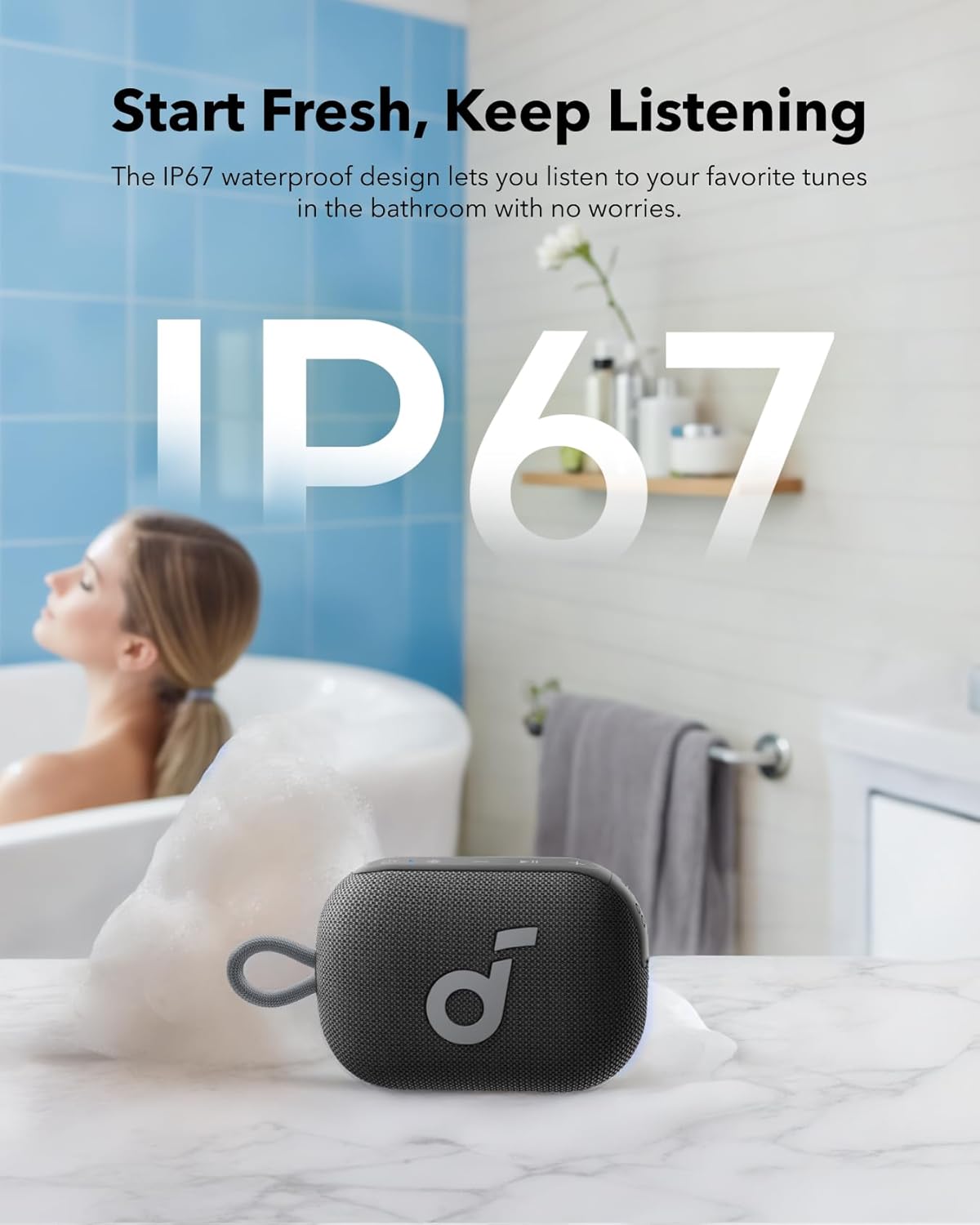 Ultra Portable Bluetooth Speaker Waterproof Floatable 20 Hour