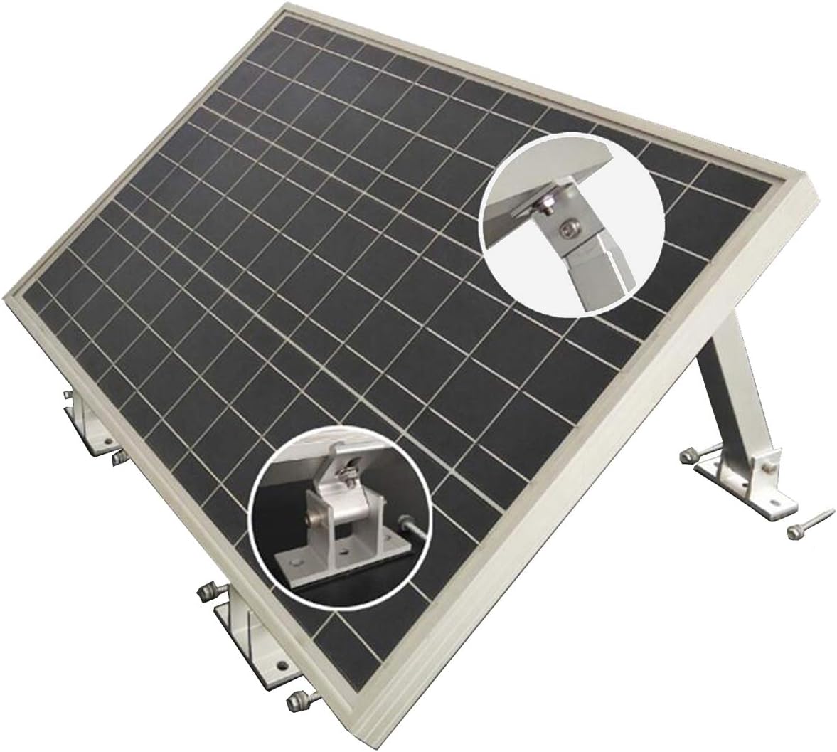Adjustable Aluminium Solar Panel Mount Bracket 10 to 30 Degree