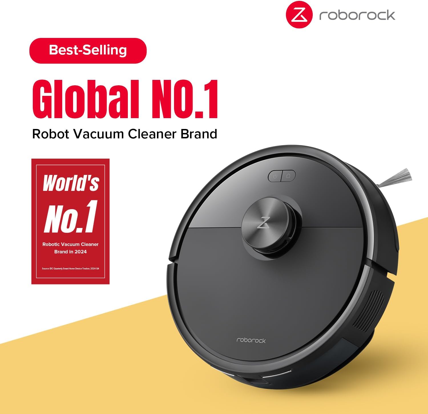 Robotic Vacuum Mop 10000Pa LiDAR Smart Mapping App Pet Hair