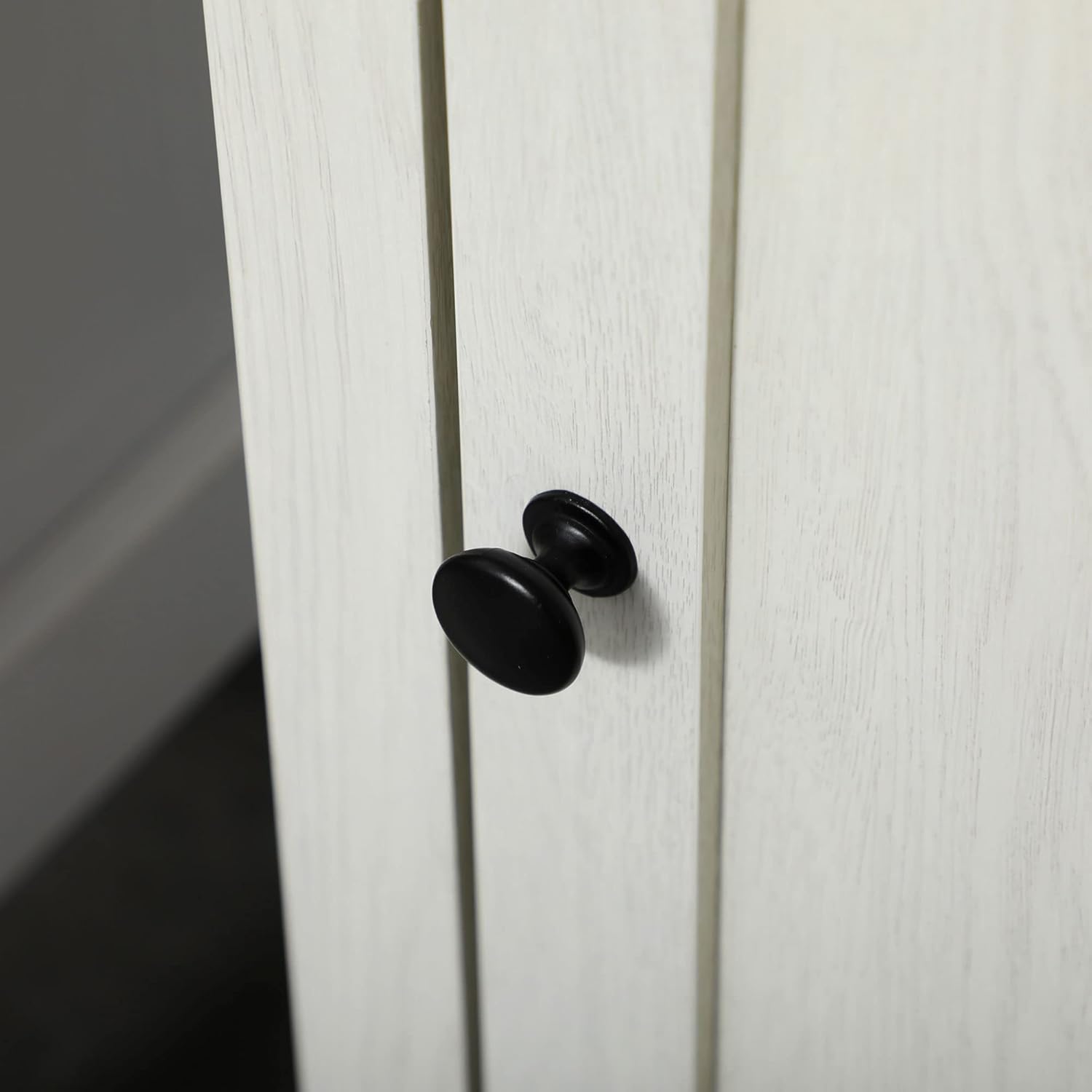 Tall Bathroom Floor Cabinet White Slim Storage Cupboard Shelves