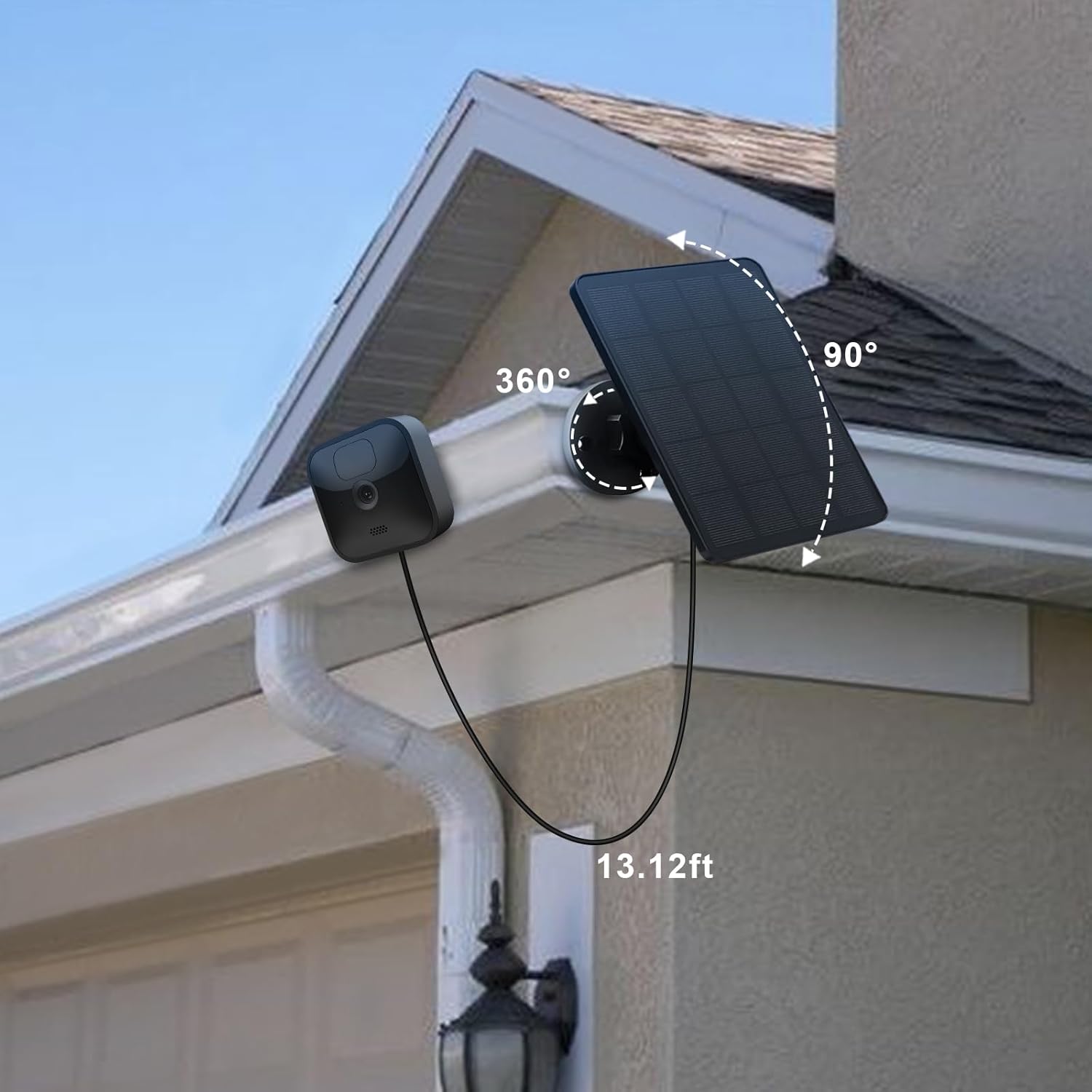 4W Solar Panel for Blink Outdoor Camera 2 Pack IP65 Charger