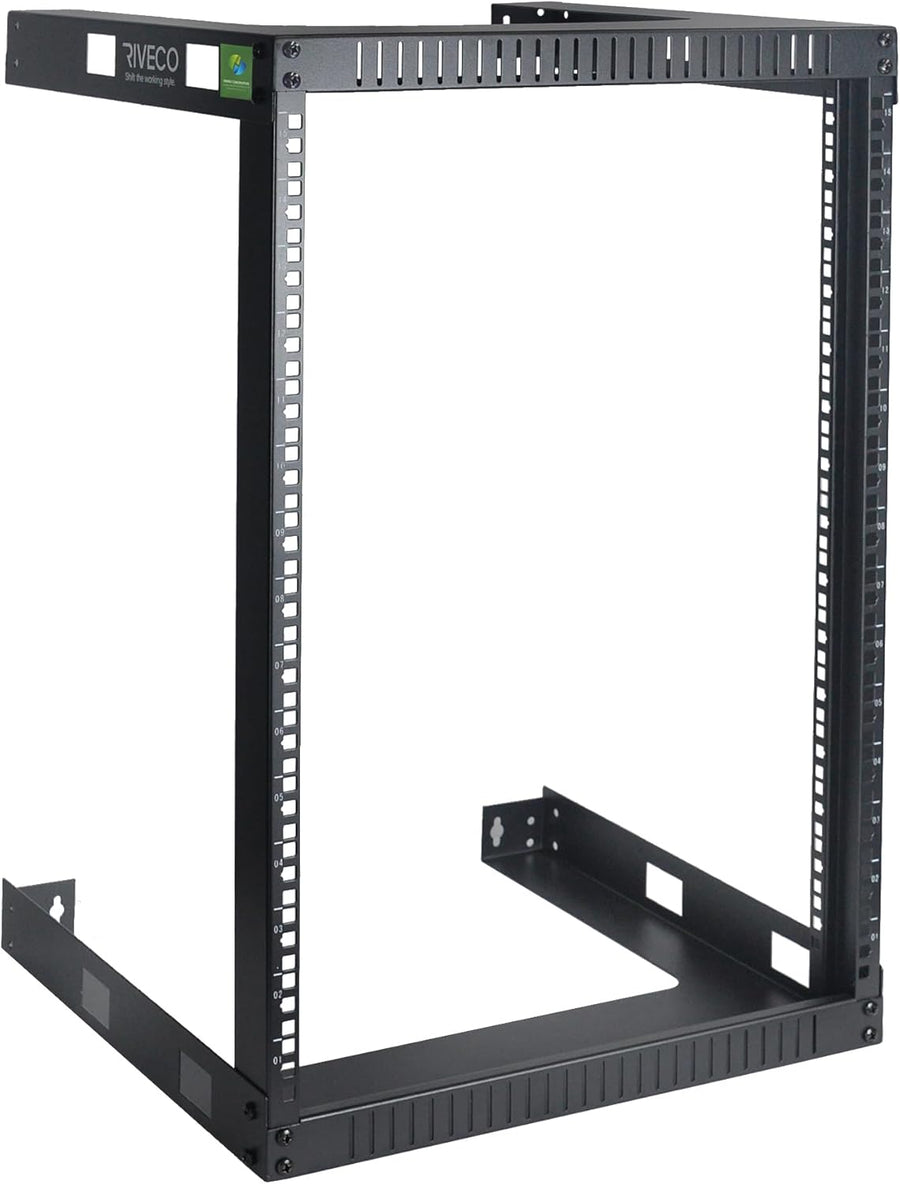 15U Wall Mount Open Frame Network Rack 19 Inch
