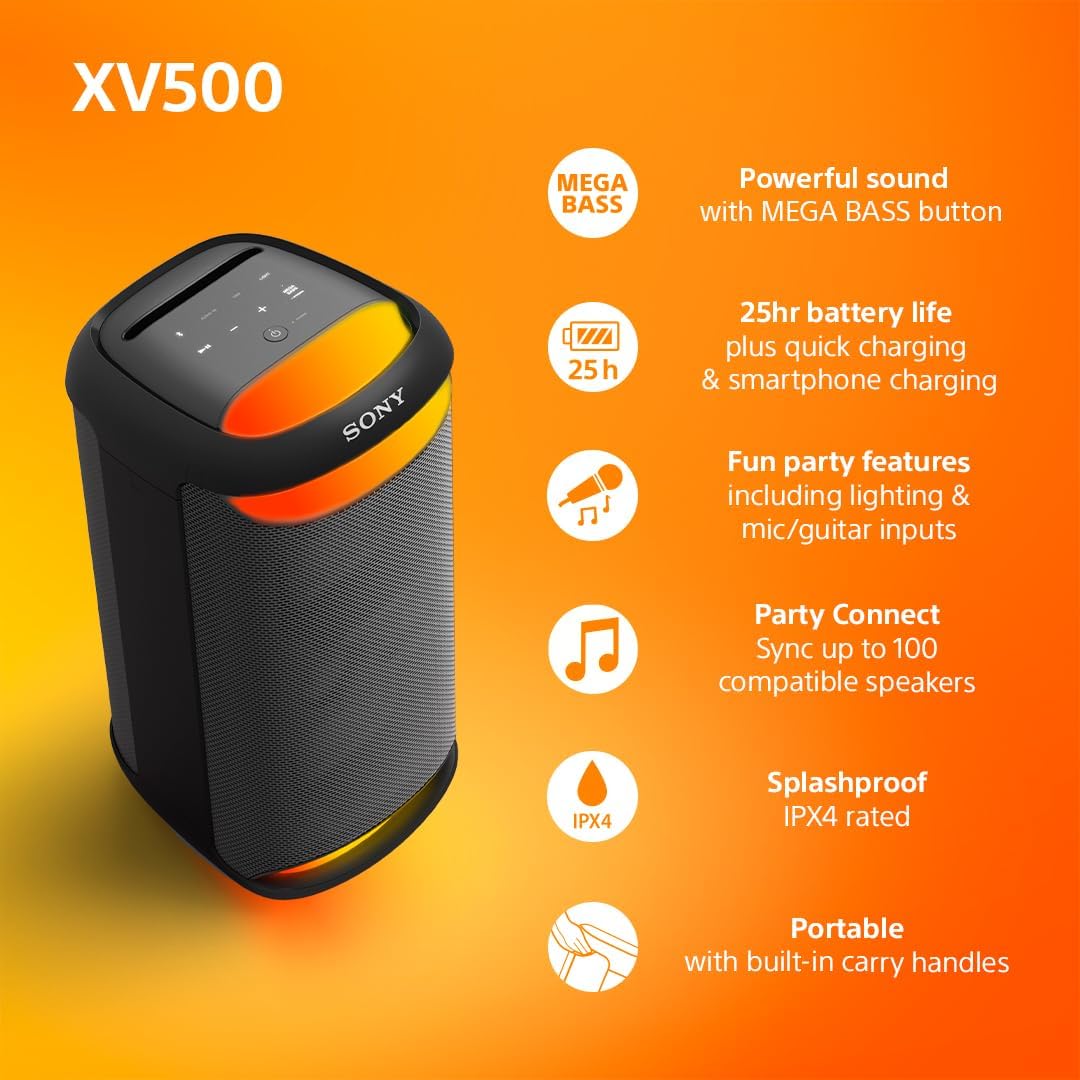 180W Bluetooth Party Speaker MEGA Bass 25H Play LED Karaoke