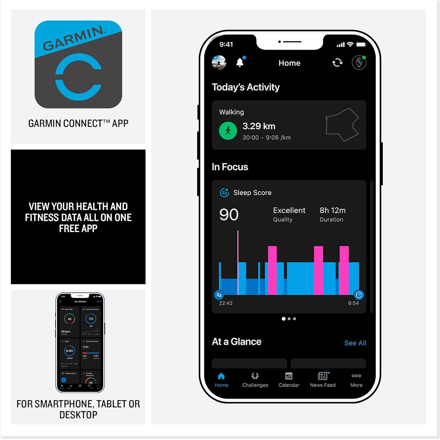 42mm AMOLED GPS Smart Watch 11 Day Fitness Tracker
