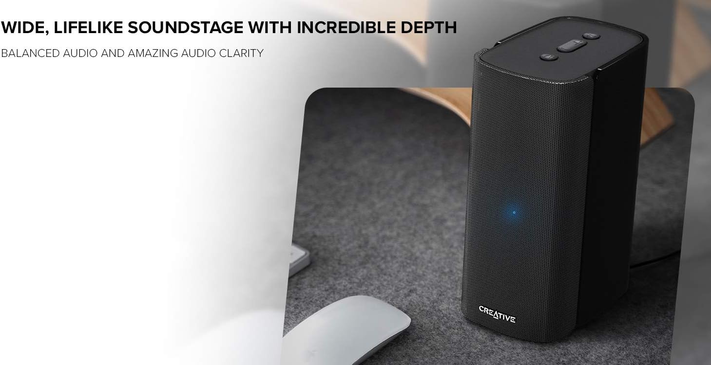 80W Desktop Speakers Bluetooth Optical AUX HiFi PC Audio