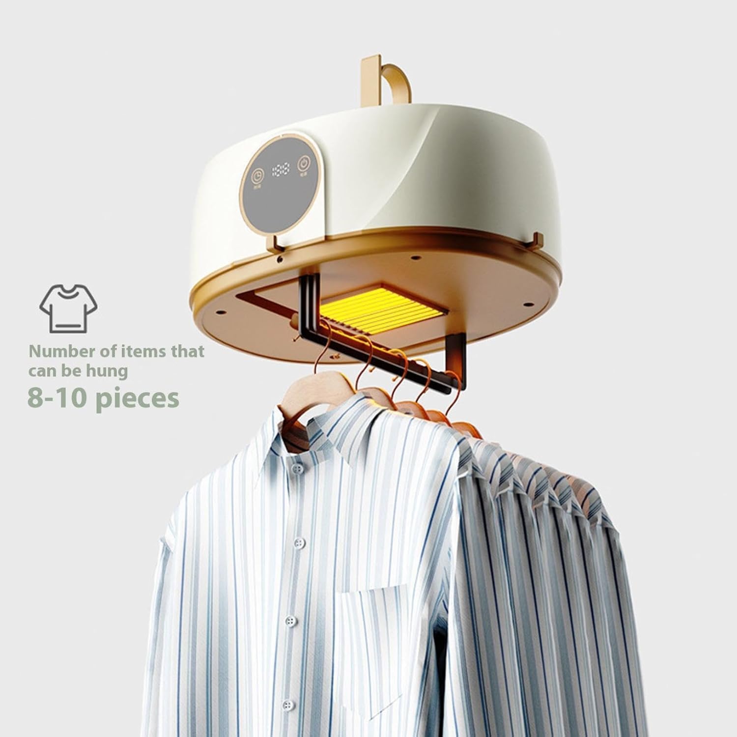 Automatic Ironing Machine Portable Garment Steamer Dryer Hands Free