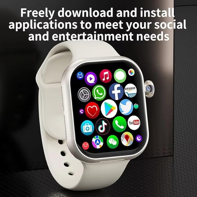 4G LTE Smart Watch 64GB Camera GPS AMOLED Black
