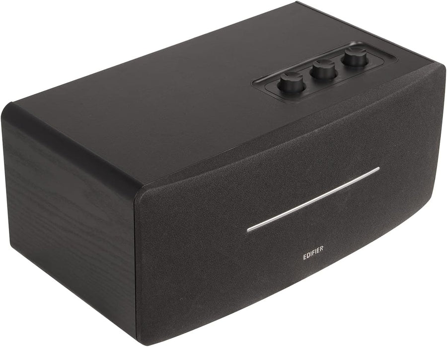 Bluetooth Stereo Speakers 70W RMS Wooden Bookshelf Audio System