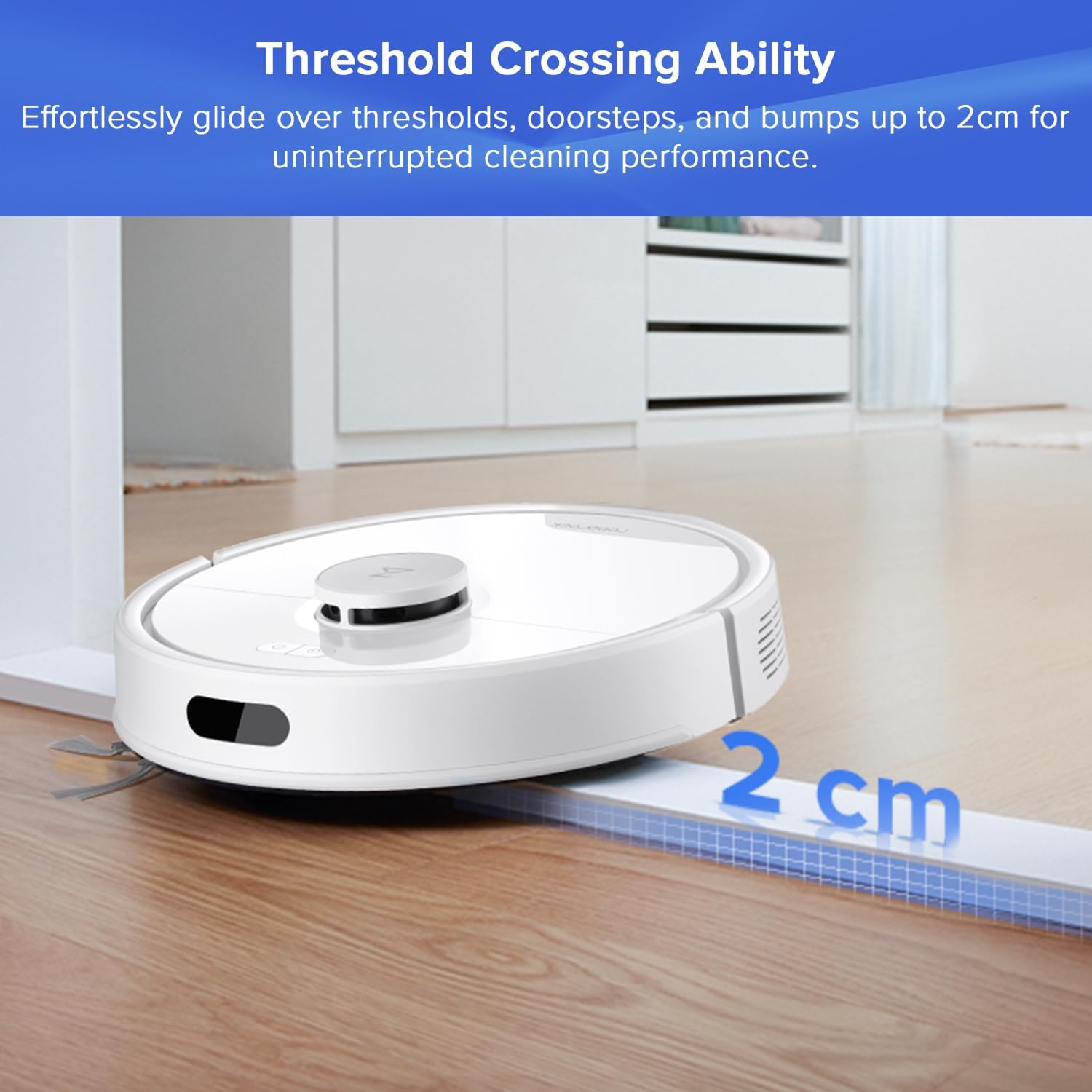 Robot Vacuum Mop 8000Pa Self Empty LiDAR Mapping Pet Hair App