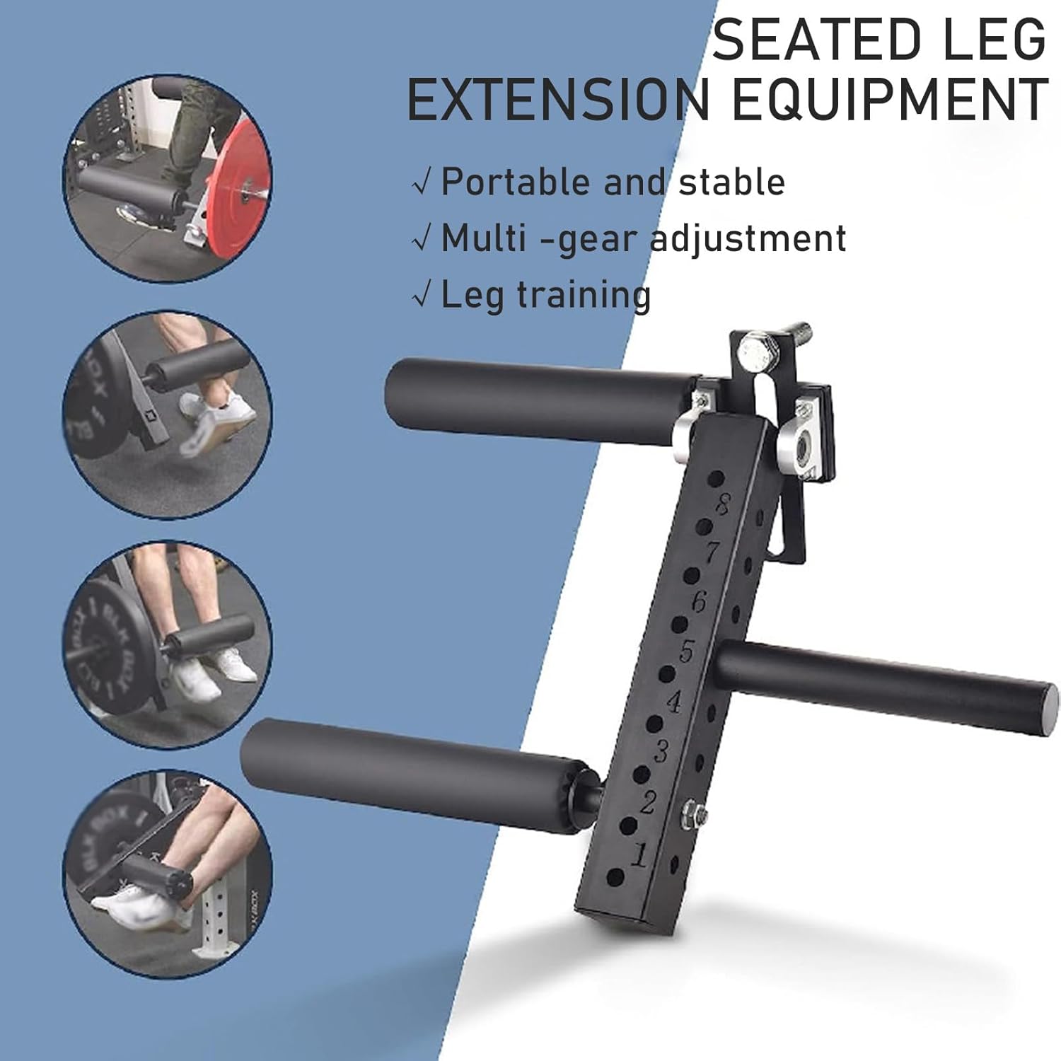 Leg Extension Curl Rack Attachment Heavy Duty Leg Trainer