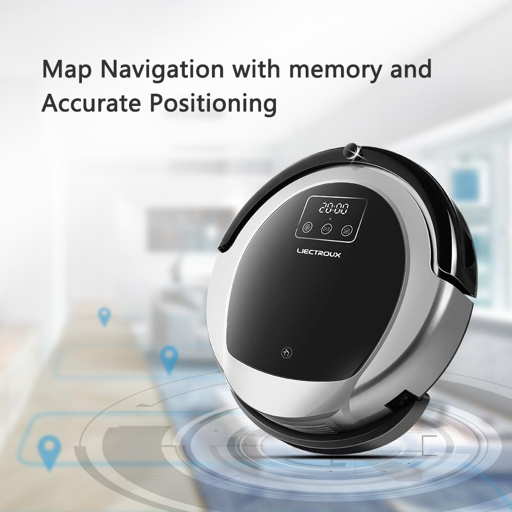 Robot Vacuum Mop Smart Mapping UV Sterilization HEPA Auto Recharge