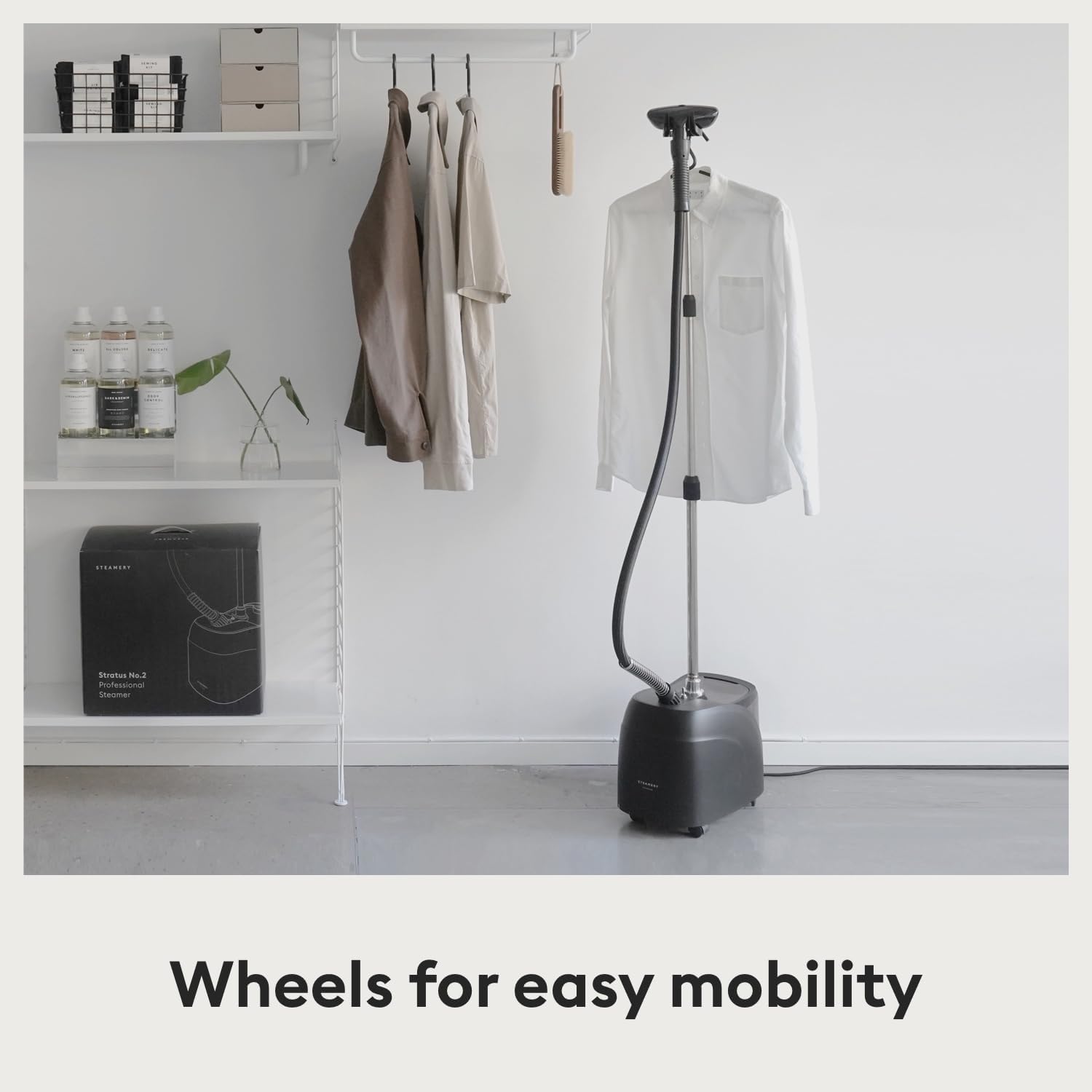 Professional Standing Garment Steamer 1850W Powerful Clothes Steamer