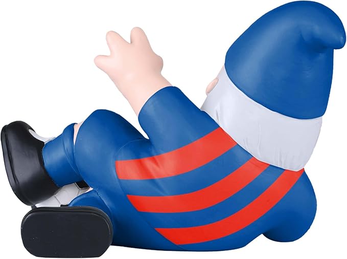 Football Sliding Tackle Gnome Statue Resin Garden Decor