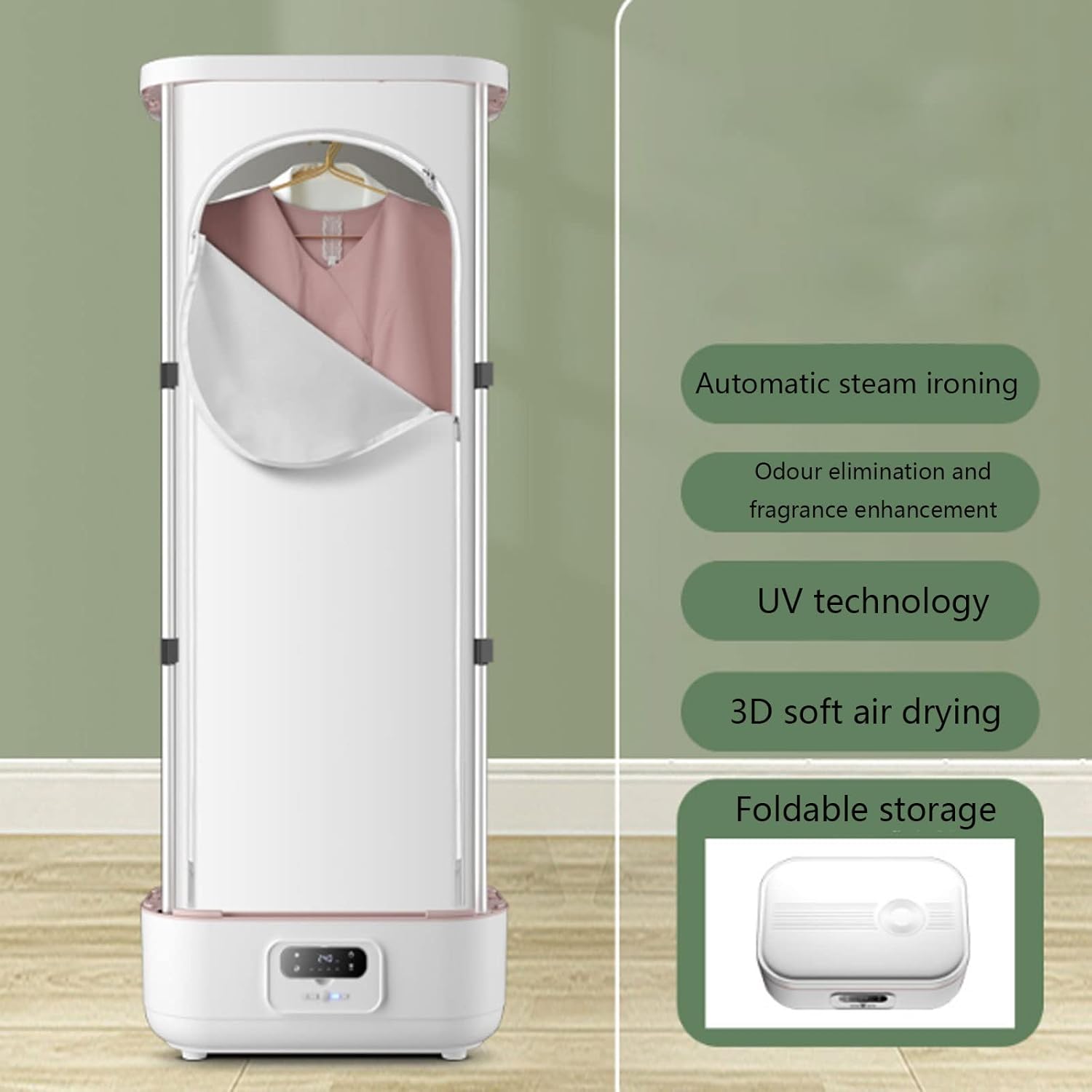 Automatic Ironing Machine Clothes Dryer Portable Steam Wrinkle Remover