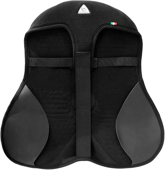 Dressage Gel Saddle Seat Cushion 20mm Size L Black Comfort Pad