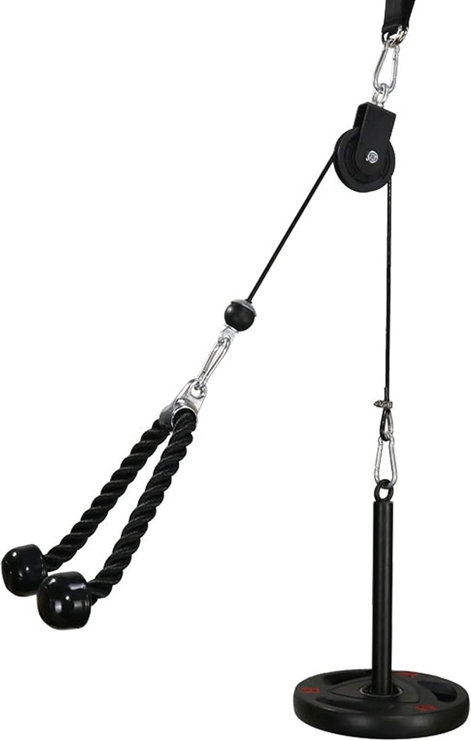 Home Gym Cable Pulley System LAT Pulldown Strength Trainer 100kg