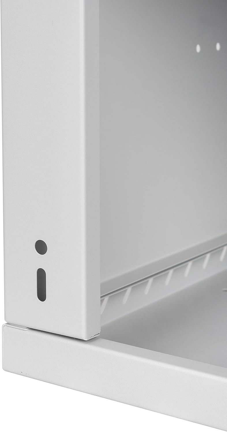 6U 19 Inch Server Rack Cabinet 450mm Glass Door Steel
