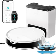Robot Vacuum Mop 6000Pa Self Empty 75 Day Auto Dust Smart Mapping WiFi