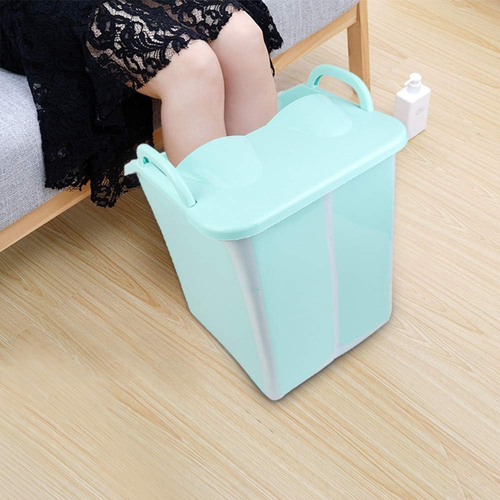 Foldable Foot Bath Deep Soak Spa Basin Massage Balls Portable