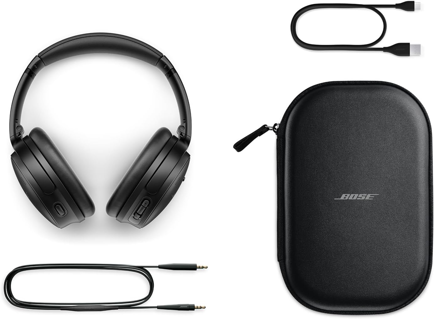 Wireless Over Ear Noise Cancelling Headphones 24H Battery EQ